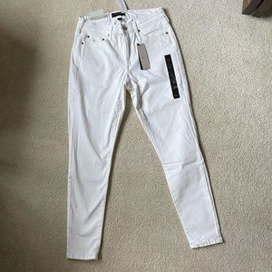 Banana Republic Curvy Skinny White Jean